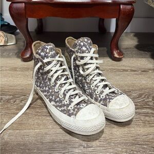 High-Top Canvas Sneakers